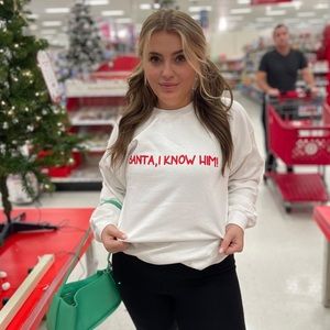 Elf inspired sweatshirt! “Bye buddy I hope you find your dad”